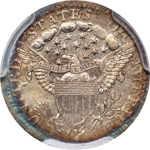 image for: 1803 Draped Bust Half Dime. LM-1, V-3. Rarity-6. Small 8. AU Details--Repaired (PCGS).