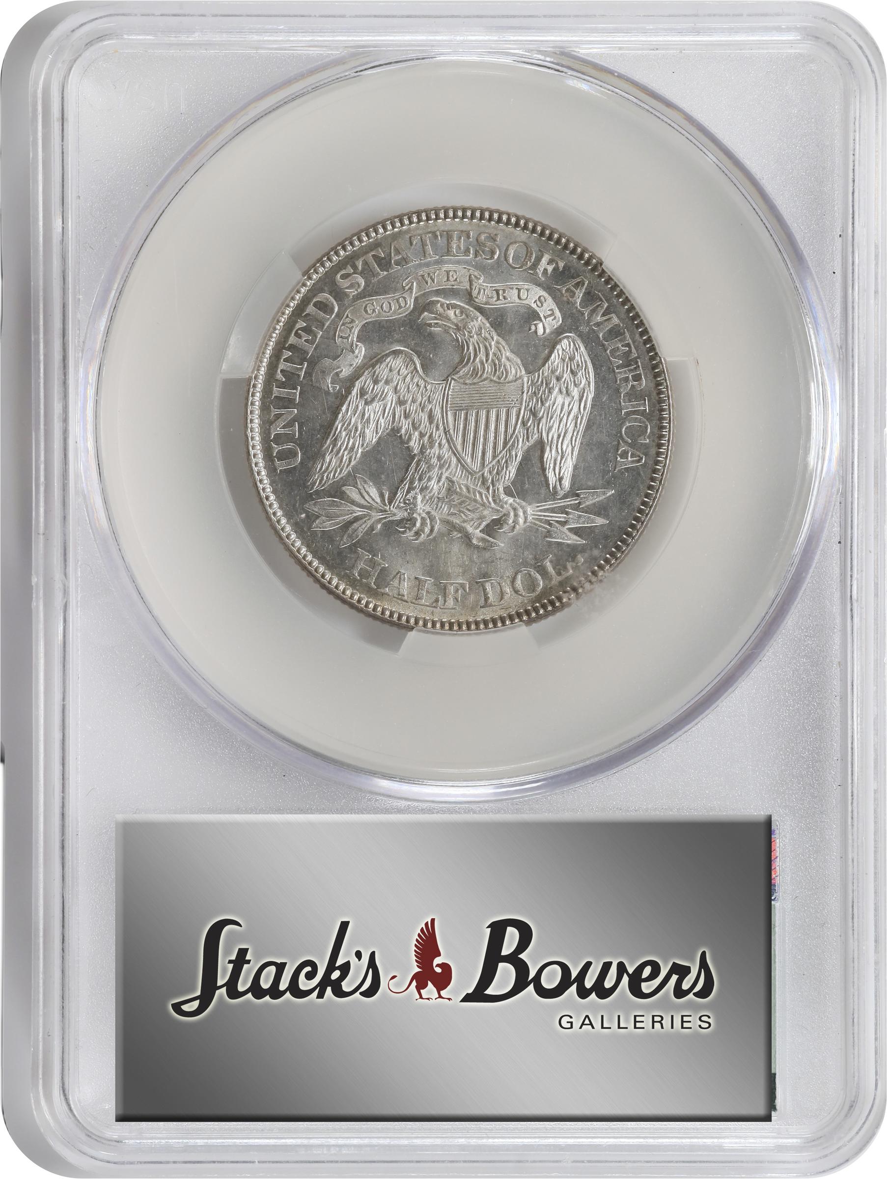 image for: 1890 Liberty Seated Half Dollar. WB-101. MS-63 PL (CACG). Legacy Holder.