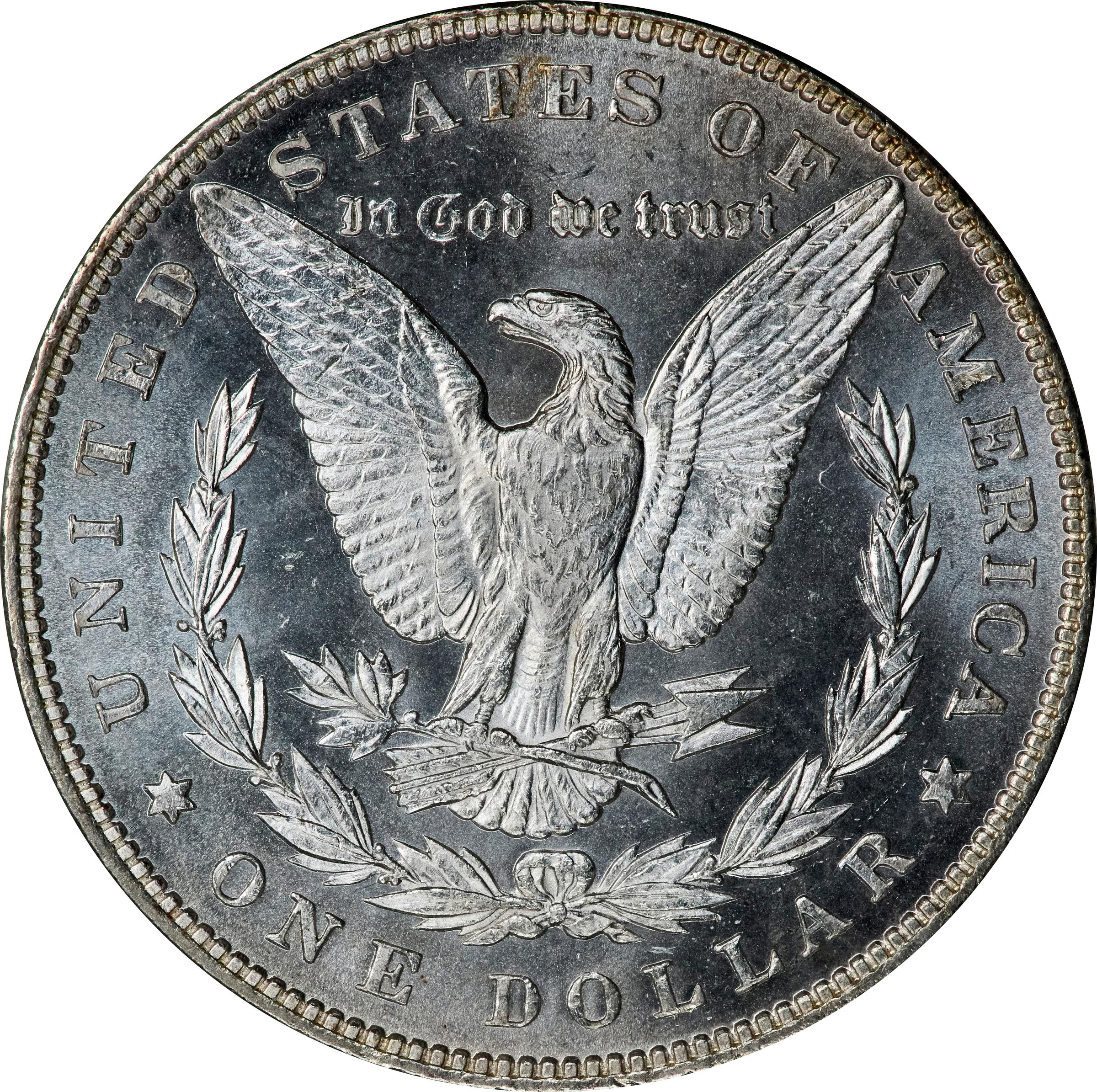 image for: 1887/6 Morgan Silver Dollar. VAM-2. Top 100 Variety. MS-65 (CACG).
