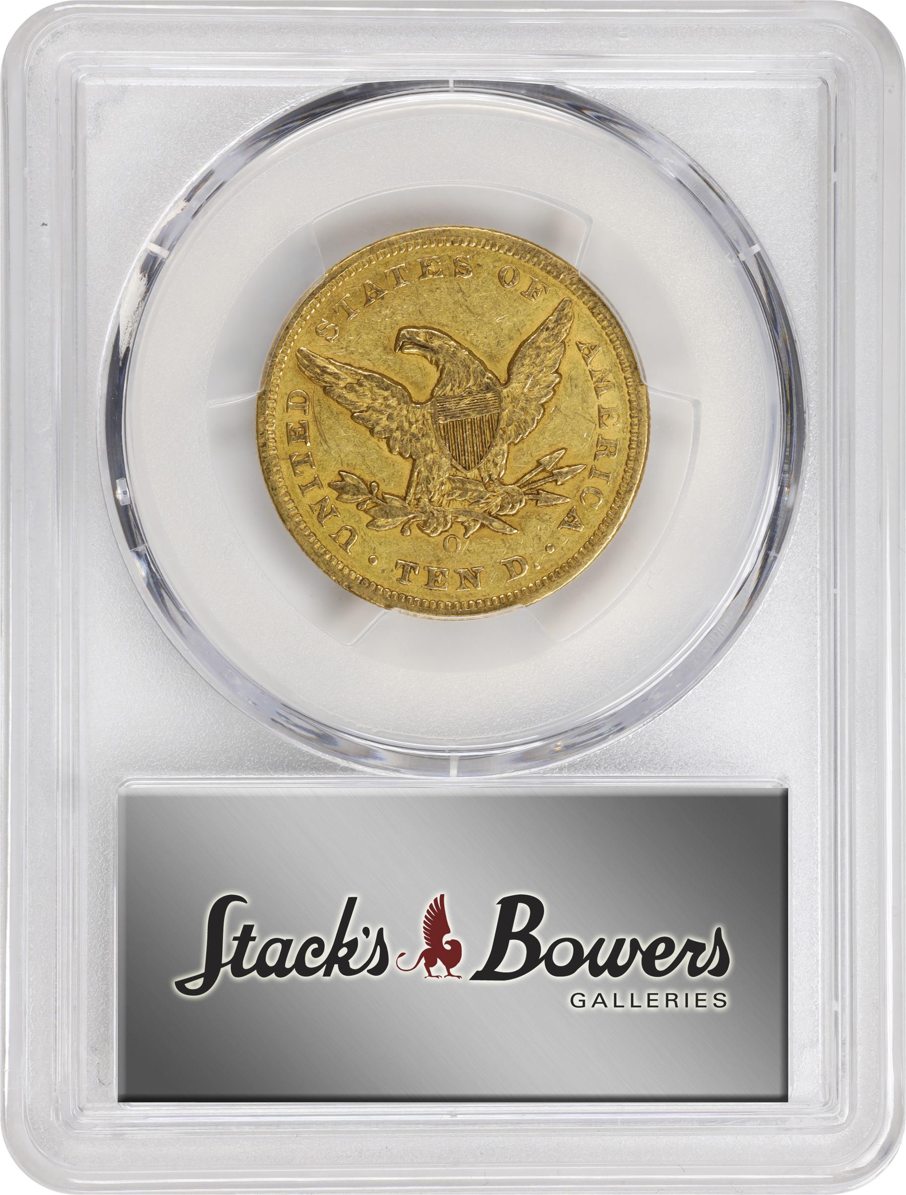 image for: 1856-O Liberty Head Eagle. Winter-2. AU Details--Scratch (PCGS).