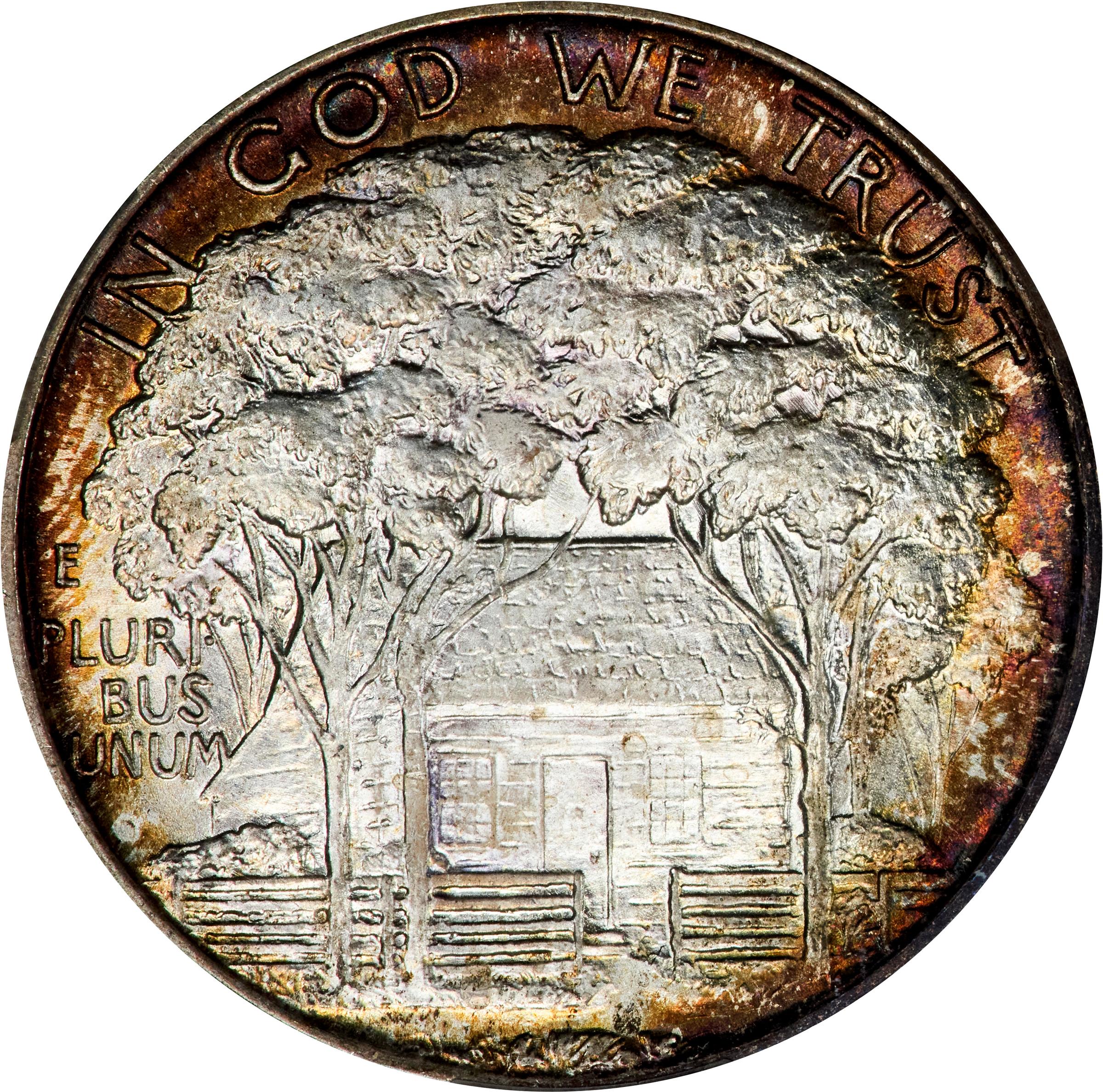 1922 50c Grant Memorial, without Star MS67 CAC thumbnail 4