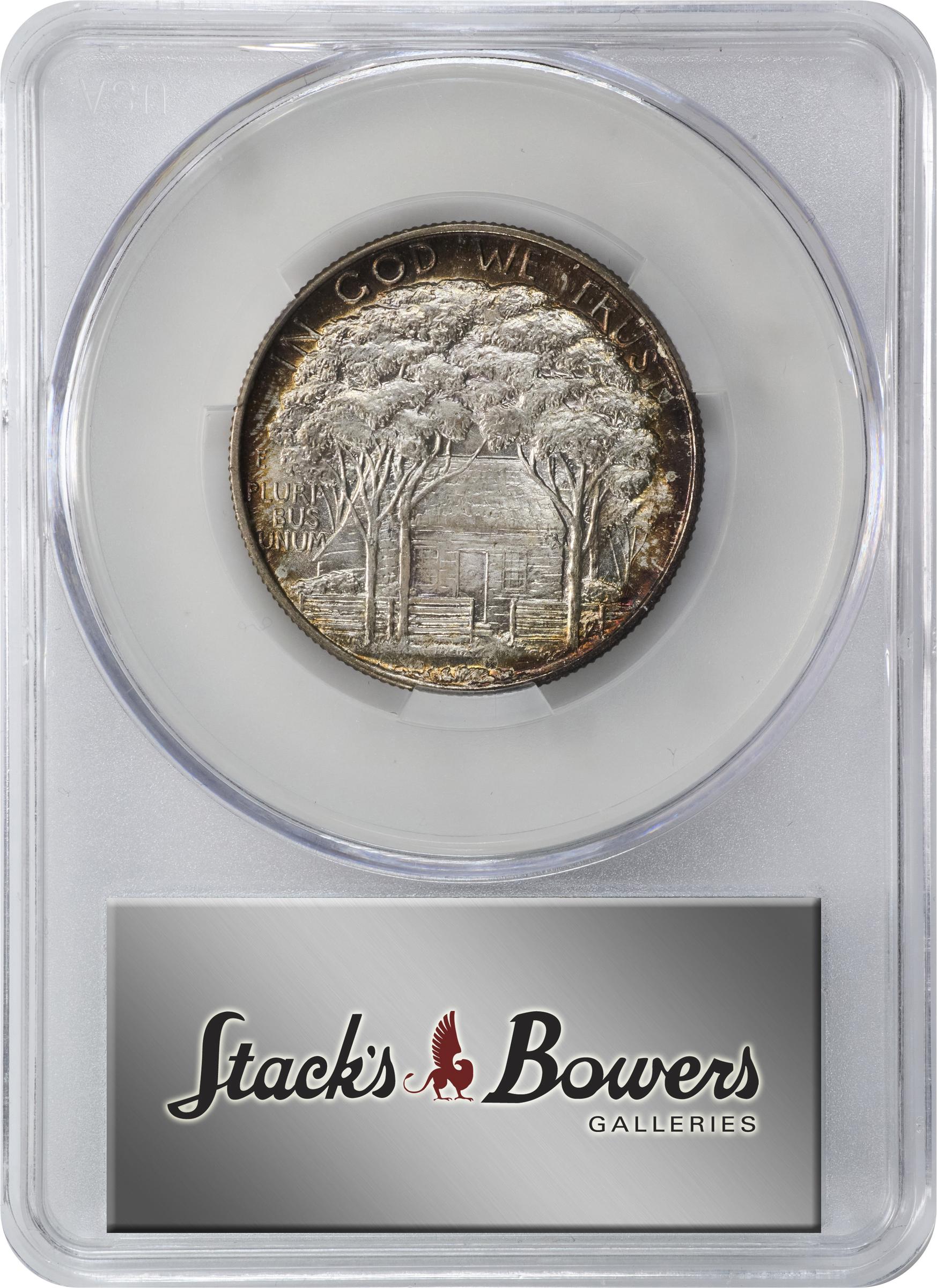 1922 50c Grant Memorial, without Star MS67 CAC thumbnail 6