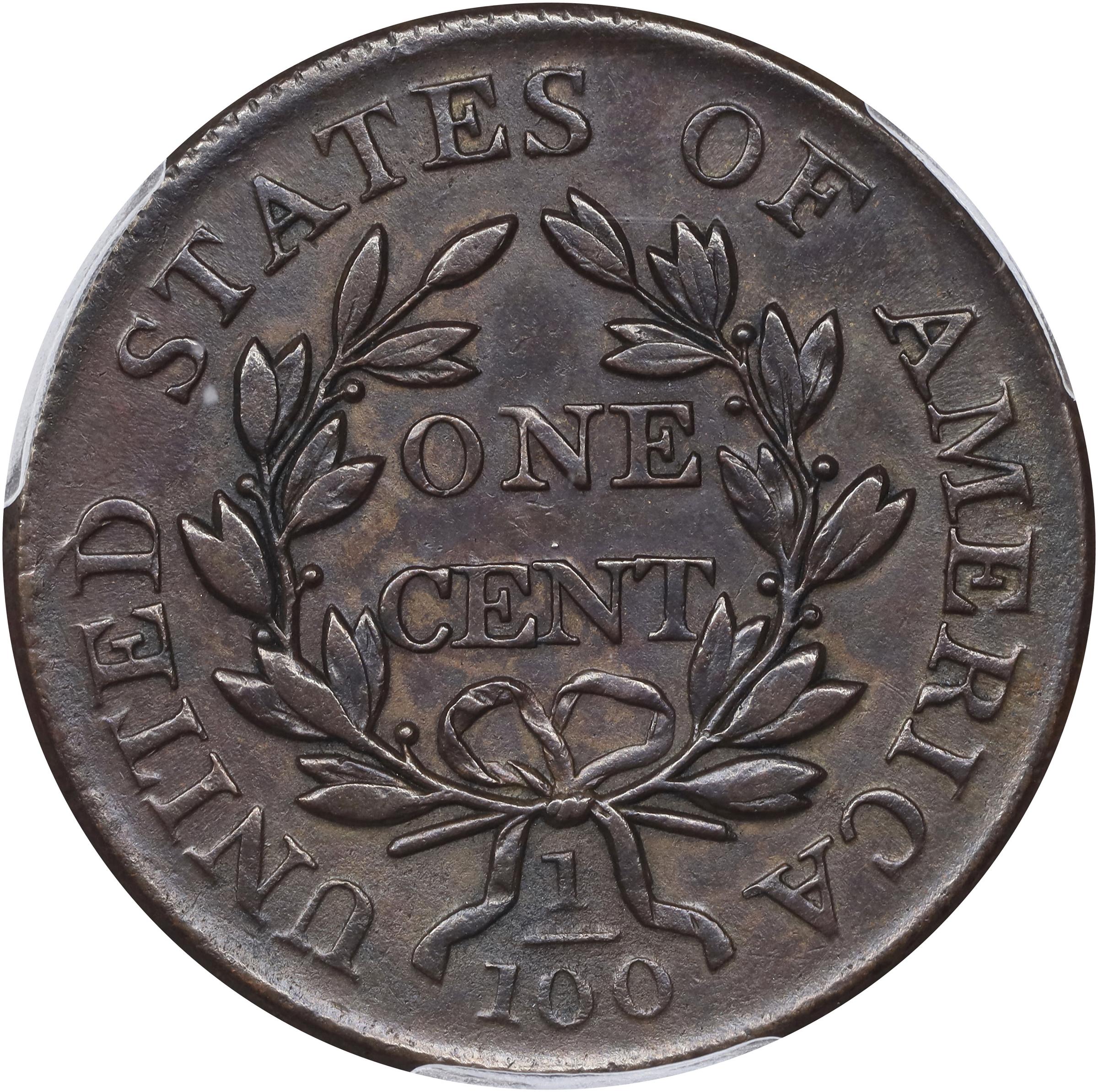 image for: 1803 Draped Bust Cent. S-258, B-17. Rarity-1. Small Date, Large Fraction. EF Details--Environmental Damage (PCGS).
