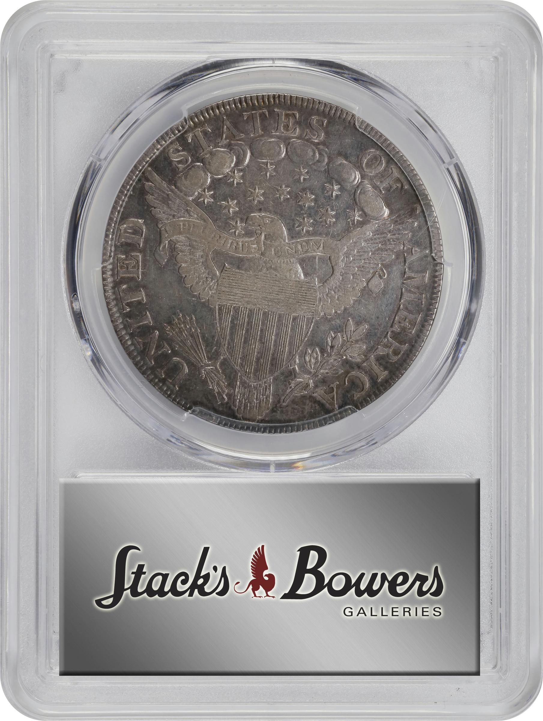 image for: 1802/1 Draped Bust Silver Dollar. BB-234, B-3. Rarity-3. Wide Date. EF Details--Cleaned (PCGS).