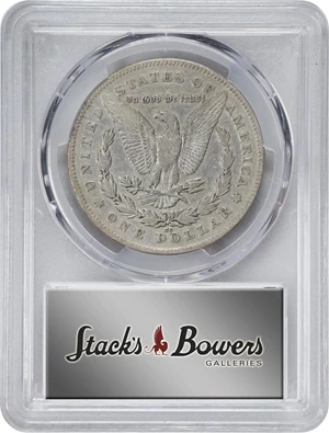 image for: 1880-CC Morgan Silver Dollar. VAM-7. Hit List 40. 8/7, Reverse of 1878. Fine Details--Cleaned (PCGS).