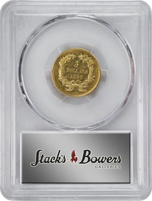 image for: 1858 Three-Dollar Gold Piece. AU Details--Altered Surfaces (PCGS).