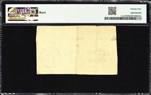 image for: GA-87. Georgia. 1777. $5. PMG Very Fine 25.
