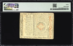 image for: NH-184. New Hampshire. April 29, 1780. $7. PMG Very Fine 30.