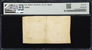image for: NJ-39. New Jersey. March 25, 1733. 1 Shilling, 6 Pence. PMG Choice Extremely Fine 45.