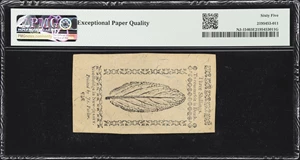 image for: NJ-154. New Jersey. December 31, 1763. 3 Shillings. PMG Gem Uncirculated 65 EPQ.