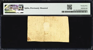 image for: NY-184.3. New York. February 17, 1776. $1/4. PMG Very Fine 25.