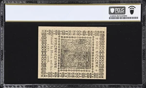 image for: CC-31. Continental Currency. May 9, 1776. $1. PCGS Banknote Choice About Uncirculated 58 PPQ.