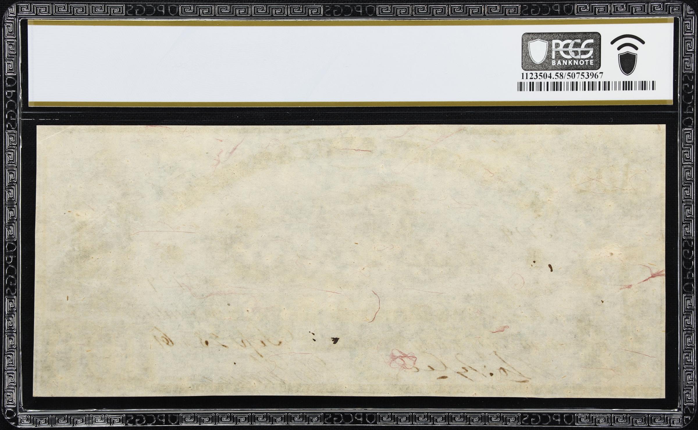 image for: T-5. Confederate Currency. 1861 $100. PCGS Banknote Choice About Uncirculated 58 PPQ.