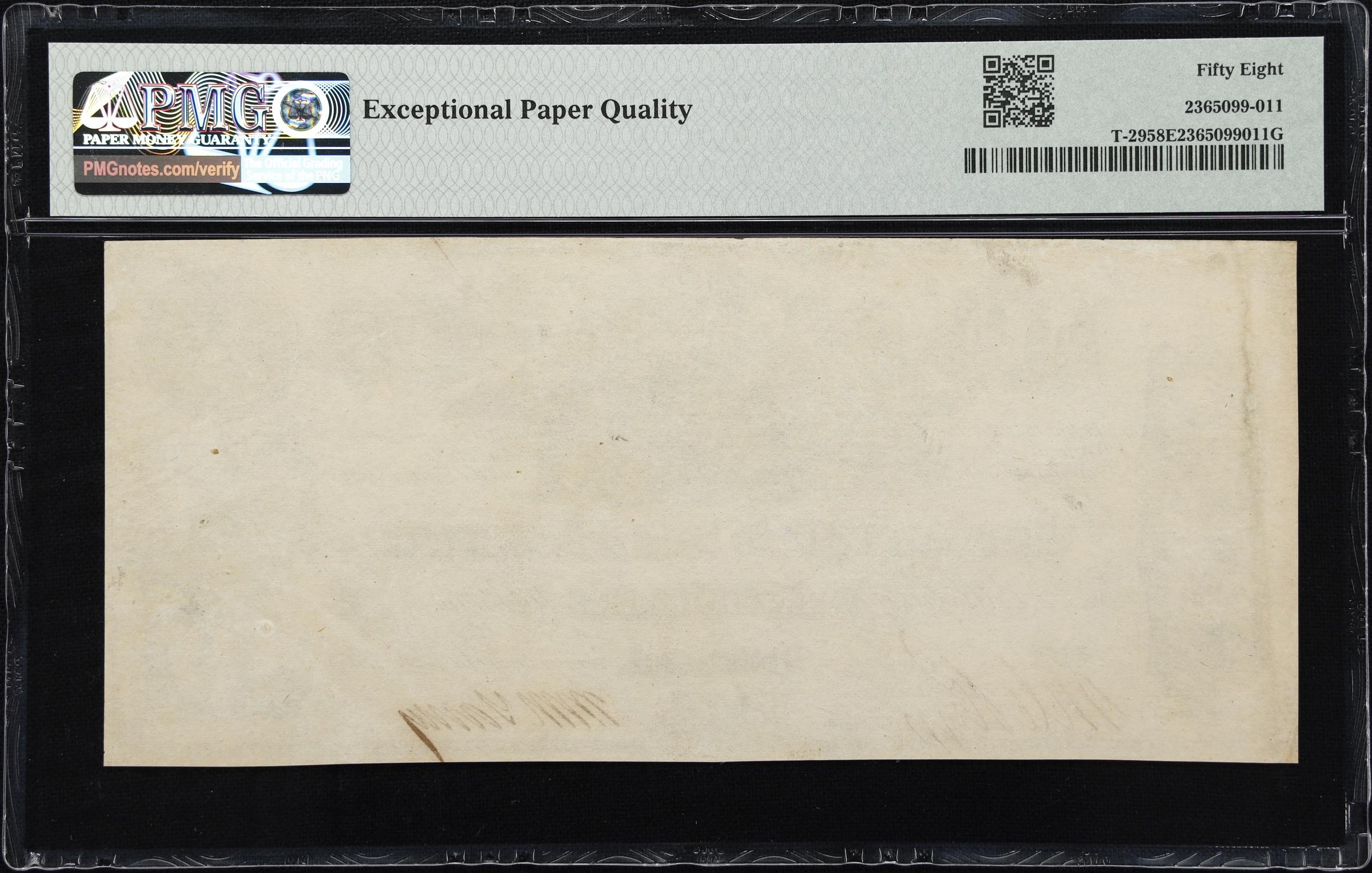 image for: T-29. Confederate Currency. 1861 $10. PMG Choice About Uncirculated 58 EPQ.