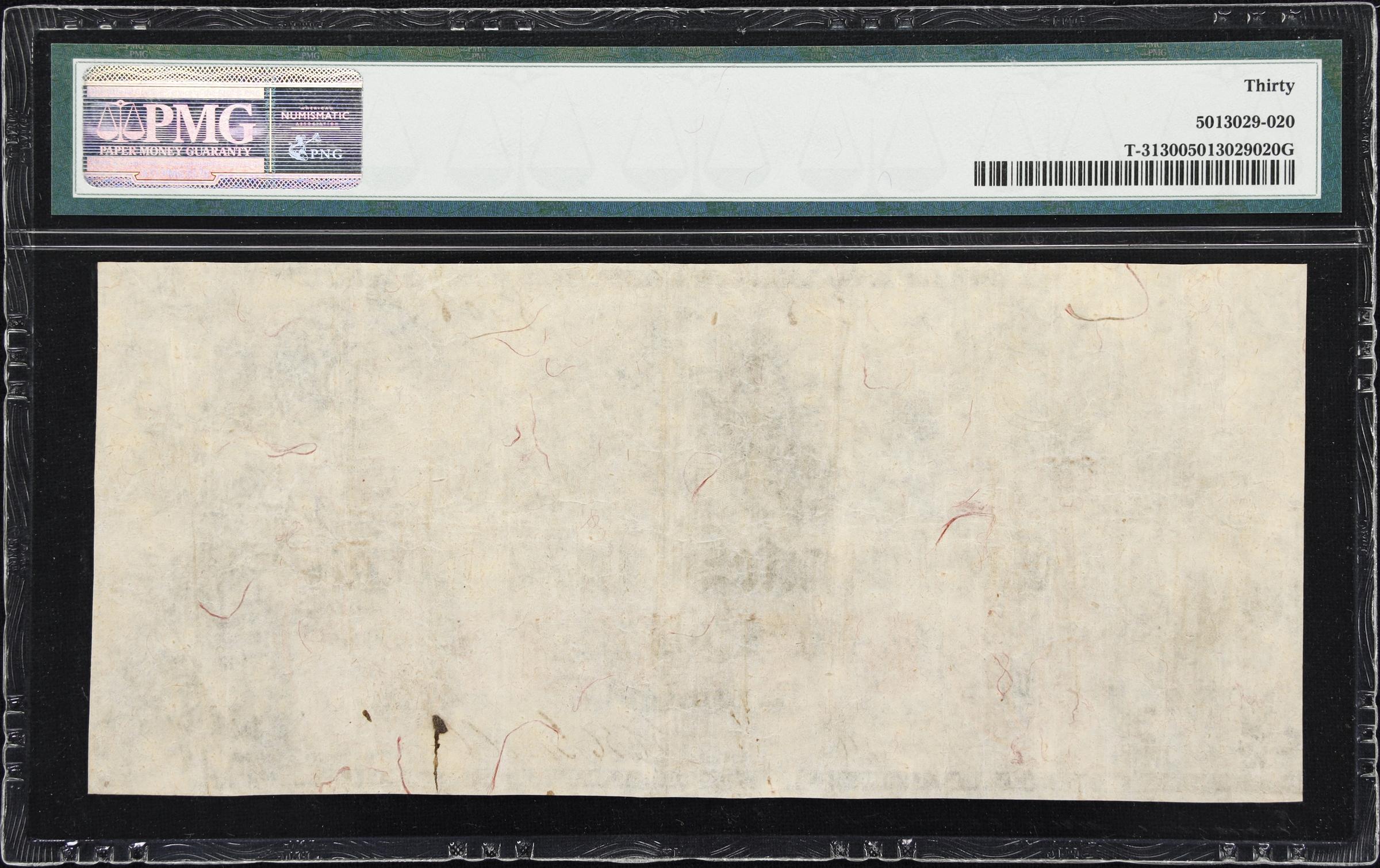 image for: T-31. Confederate Currency. 1861 $5. PMG Very Fine 30.