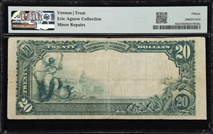 image for: Exeter, California. $20 1902 Plain Back. Fr. 652. First NB. Charter #9370. PMG Choice Fine 15.