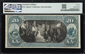 image for: Los Angeles, California. $20 1875. Fr. 434. First NB. Charter #2491. PMG Very Fine 20.
