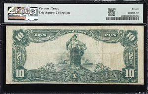 image for: Martinez, California. $10 1902 Red Seal. Fr. 615. First NB of Contra Costa County. Charter #8692. PMG Very Fine 20.