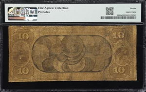 image for: Oakland, California. $10 1875. Fr. 1151a. Union National Gold Bank. Charter #2266. PMG Fine 12.