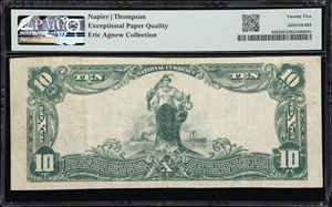 image for: Orland, California. $10 1902 Plain Back. Fr. 629. First NB. Charter #10378. PMG Very Fine 25 EPQ.