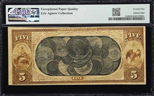 image for: San Francisco, California. $5 1870. Fr. 1136. First National Gold Bank. Charter #1741. PMG Very Fine 25 EPQ.