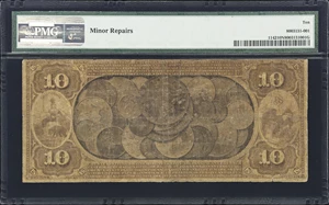 image for: San Francisco, California. $10 1870. Fr. 1142. First National Gold Bank. Charter #1741. PMG Very Good 10 Net. Minor Repairs.