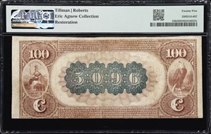 image for: San Francisco, California. $100 1882 Brown Back. Fr. 528. San Francisco NB. Charter #5096. PMG Very Fine 25.