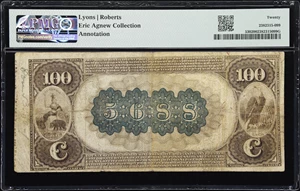 image for: San Francisco, California. $100 1882 Brown Back. Fr. 530. Western NB. Charter #5688. PMG Very Fine 20.
