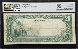 image for: San Luis Obispo, California. $20 1902 Date Back. Fr. 643. Union NB. Charter #7877. PMG Very Fine 20.