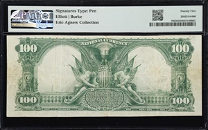 image for: Santa Barbara, California. $100 1902 Plain Back. Fr. 705. County NB & TC. Santa Barbara. Charter #2456. PMG Very Fine 25.