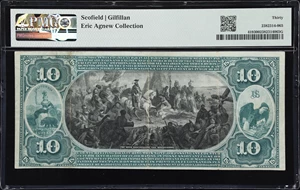 image for: Stockton, California. $10 1875. Fr. 419. First NB. Charter #2412. PMG Very Fine 30.