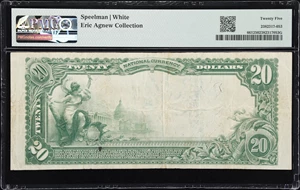 image for: Visalia, California. $20 1902 Plain Back. Fr. 661. New First NB. Charter #12678. PMG Very Fine 25.