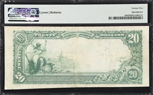 image for: Nantucket, Massachusetts. $20 1902 Plain Back. Fr. 650. Pacific NB. Charter #714. PMG Very Fine 25.