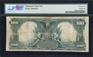 image for: Saint Louis, Missouri. $100 1902 Red Seal. Fr. 686. Fourth NB. Charter #283. PMG Very Fine 25.