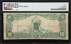 image for: Mount Pleasant, Texas. $10 1902 Plain Back. Fr. 631. State NB. Charter #6139. PMG Fine 12.