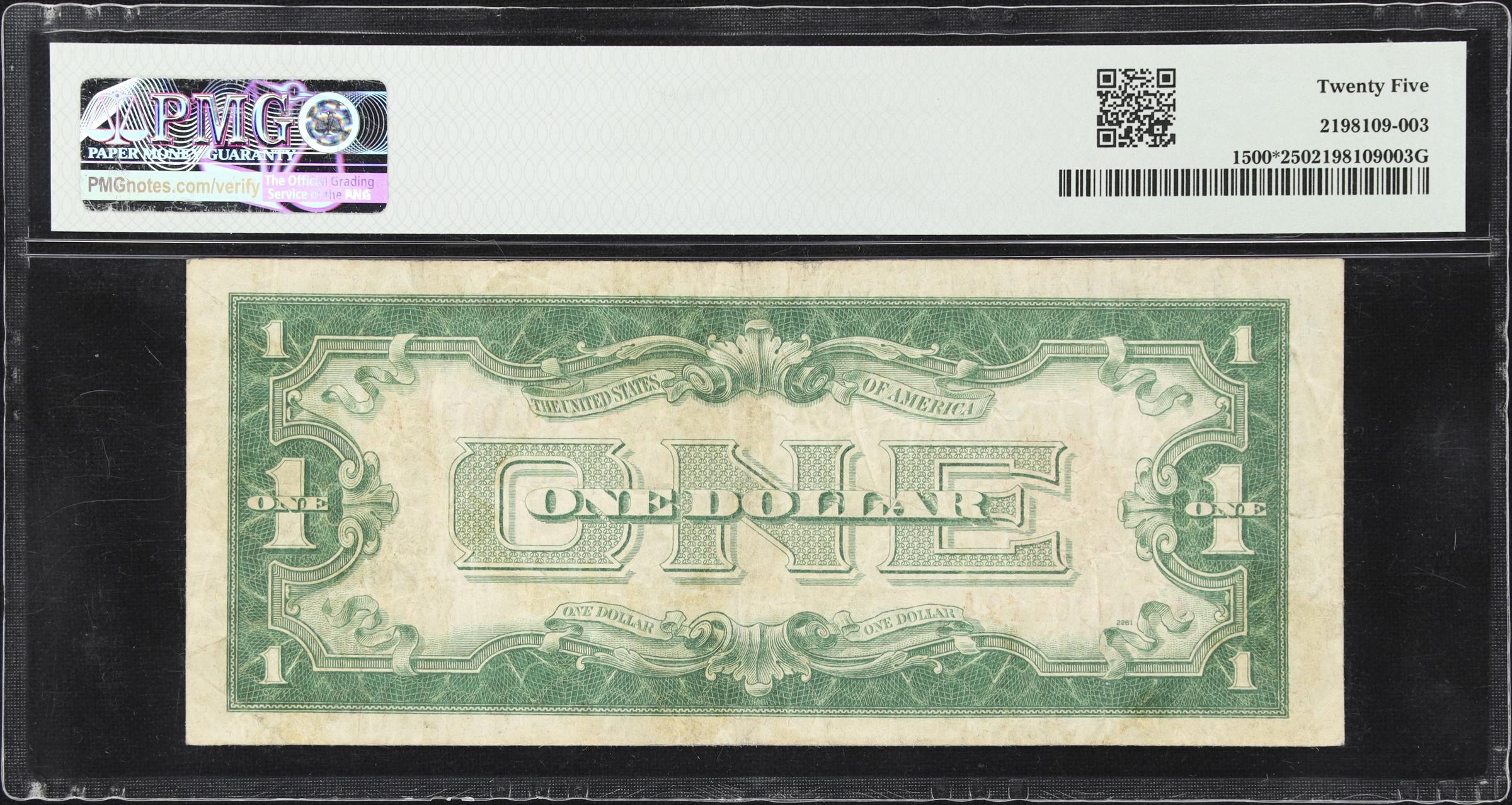 image for: Fr. 1500*. 1928 $1 Legal Tender Star Note. PMG Very Fine 25.