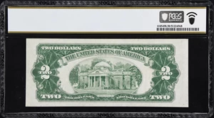 image for: Fr. 1502*. 1928A $2 Legal Tender Star Note. PCGS Banknote About Uncirculated 50.