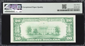 image for: Fr. 2050-G*. 1928 $20 Federal Reserve Star Note. Chicago. PMG Choice Uncirculated 63 EPQ.