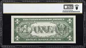 image for: Fr. 2300*. 1935A $1 Hawaii Emergency Note. PCGS Banknote Superb Gem Uncirculated 67 PPQ.