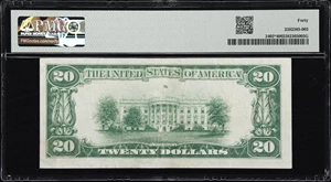 image for: Fr. 2402*. 1928 $20 Gold Certificate Star Note. PMG Extremely Fine 40.