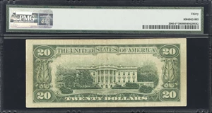 image for: Fr. 2060-F*. 1950A $20 Federal Reserve Star Note. Minneapolis. PMG Very Fine 30. Inverted Overprint Error.