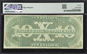 image for: Fr. 7. 1861 $10 Demand Note. PMG Very Fine 20.