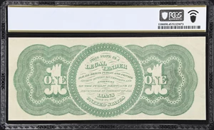 image for: Fr. 16a. 1862 $1 Legal Tender Note. PCGS Banknote Choice Extremely Fine 45.