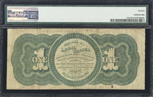 image for: Fr. 17d. 1862 $1 Legal Tender Note. PMG Fine 12.
