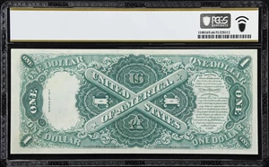 image for: Fr. 37*. 1917 $1 Legal Tender Star Note. PCGS Banknote Gem Uncirculated 66 PPQ.