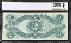 image for: Fr. 48. 1878 $2 Legal Tender Note. PCGS Banknote Choice Uncirculated 63.