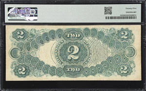 image for: Fr. 54. 1880 $2 Legal Tender Note. PMG Very Fine 25.