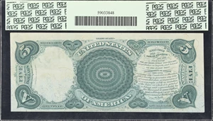 image for: Fr. 69. 1878 $5 Legal Tender Note. PCGS Currency New 62 PPQ.