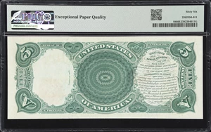 image for: Fr. 88. 1907 $5 Legal Tender Note. PMG Gem Uncirculated 66 EPQ.
