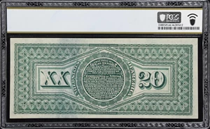 image for: Fr. 127. 1869 $20 Legal Tender Note. PCGS Banknote Gem Uncirculated 66 PPQ.
